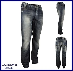 jeans jack jones uomo gamba dritta dritti svasati vita bassa zampa w30 w33 w34 - Picture 1 of 8