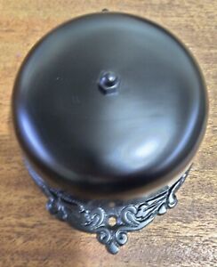 Akatva Black Vintage Style Twist Doorbell (bell only)