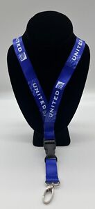 NEW AIRLINES BRUSH LANYARD ( Polyester 2cm x 90cm - safty clip and oval hook )
