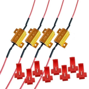 50W 6 ohm RX24 Load Resistor Fix LED Bulb Fast Hyper Flash Turn Signal Blin _yi - Picture 1 of 12