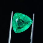 7.56 Ct Loose Gemstone Natural Green Emerald Transparent Certified Emerald Gems