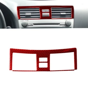For Toyota Camry 07-11 Red Carbon Fiber Console Air Vent Outlet Panel Trim Cover - Bild 1 von 10