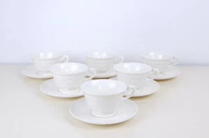 Servizio tazze tè caffè 6 persone ceramica Wedgwood Etruria Barlaston Patrician - Imagen 1 de 12