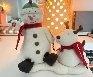 Hallmark Singing Snowman Snow What Fun Jingle Pals Dog - Picture 1 of 7