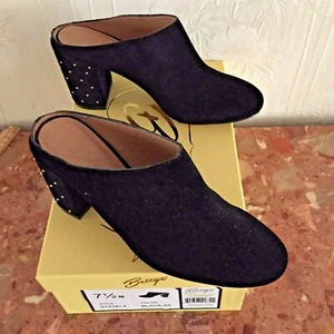 Bettettye by Bettye Muller Stately Black Suede Bootie/ /Slip On/ Mule; Size 7.5M - Picture 1 of 7