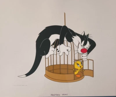 Warner Bros Sericel Rare Ltd Ed Proof "Room & Bird" 1991 - Image 1 of 2