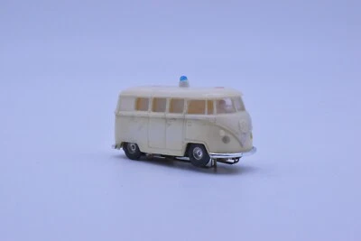 Faller AMS VW Bus Bulli T1 Krankenwagen mit Blaulicht Blinklicht Vintage Sammler - Bild 1 von 4