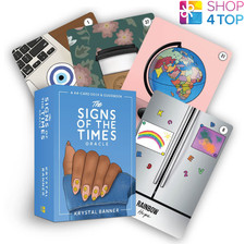 SIGNS OF THE TIMES ORACLE CARDS DECK & GUIDEBOOK HAY HOUSE BY KRYSTAL BANNER NEW