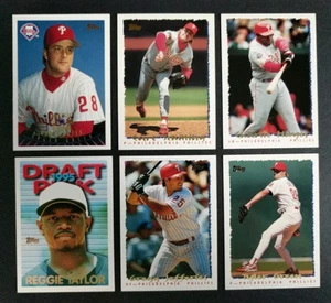 1995 Topps ~ Philadelphia Phillies ~ Team Set with Traded 34 Cards - Picture 1 of 5