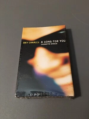 RAY CHARLES A SONG FOR YOU FACTORY SEALED CASSETTE SINGLE C83 - Image 1 of 4