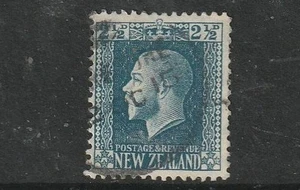 STAMPS NEW ZEALAND 1915 KGV 2.5d BLUE USED - Picture 1 of 1