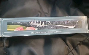 International Silver Company Silverplated Spaghetti Server 10 3/4" Vintage 1991 - Picture 1 of 8