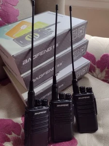 X 3 Baofeng BF-V8A Radio Long Range Walkie Talkie 2-Way 16CH UHF 400-470MHZ - Zdjęcie 1 z 6