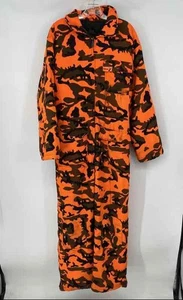 Winchester Mens Multicolor Blaze Orange Camouflage Workwear Coveralls Size L - Picture 1 of 6