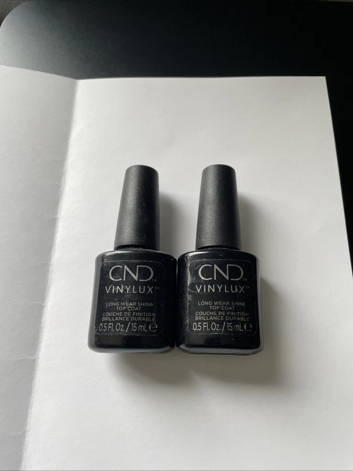 Capa superior CND Vinylux Long Wear Shine 0,5 oz/15 ml, paquete de 2, sin caja Foto 1 de 1