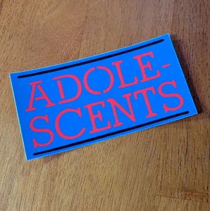 JUGENDLICHE Aufkleber Punk Rock 2,7" x5" SCHWARZE FLAGGE D.I. CIRCLE JERKS BAD RELIGION - Bild 1 von 1