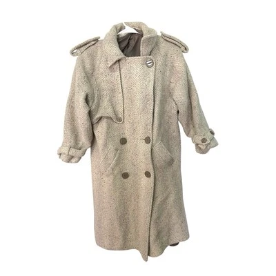 Vintage Jack Jet Women's Size 10 Wool Blend Jacket Old Money Classic Trench - Image 1 of 4