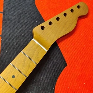 Roasted Maple Tele Neck fits Fender Telecaster body 50s style - Bild 1 von 9