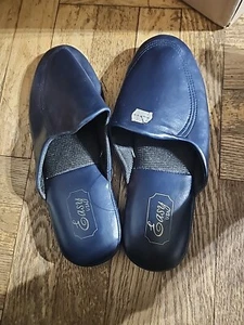Herren Marineblau Hausschuhe Größe 9 - Bild 1 von 2