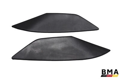 Maserati GranTurismo Front Left & Right Black Leather Trim 2008 - 2019 OEM - Image 1 of 4