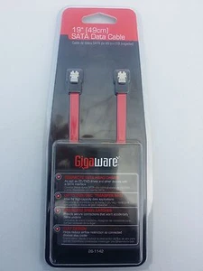 GIGAWARE 19" SERIAL ATA (SATA) DRIVE CONNECTION CABLE 26-1142 ~ NEW ~ - Picture 1 of 3