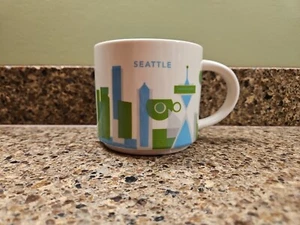 Starbucks SEATTLE Coffee Tea Mug Cup You Are Here Collection 2014 Ceramic 14 oz - Picture 1 of 6