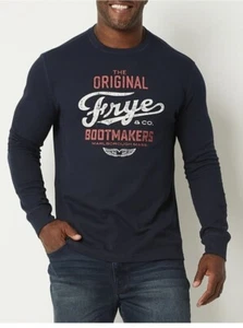 Frye and Company Waffle Crew Neck Long Sleeve SLIM FIT XXL Tall 2XLT  - Picture 1 of 5