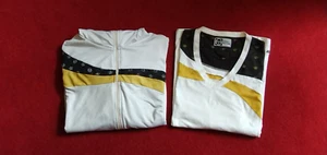 Sergio Tacchini "Court Supreme" Trainingsanzug Oberteil und V-Ausschnitt T-Shirt - Größe M - Bild 1 von 24