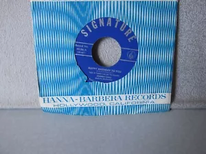 LONG,JOHNNY 7"vinyl...HAPPY BIRTHDAY TO YOU/MOONLIGHT AND...SIGNATURE...M-...'51 - Picture 1 of 2