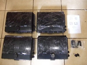 4x Telecom Fiber Optic Splice Closure Box [four boxes but only one set of keys] - Afbeelding 1 van 11