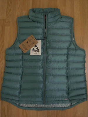Gerry полный молнии выстеганный с подкладкой пуховик жилет, новый с Ярлыками - женщин L - ладони зеленый - Изображение 1 из 4