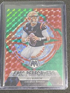 Mosaico Panini 2023 - Epic Performers Green Mosaic Prizm #EP-JB Joe Burrow - Imagen 1 de 2