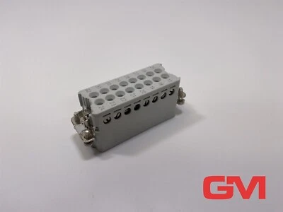 Harting Male Insert HA.16.STi.S Insert Male 1650880000 16A/250V Ha 16 Ms 17-32 - Image 1 of 4