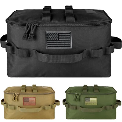 Bolsa de almacenamiento táctica para camping 11L bolsa de mano utilitaria bolsa organizadora de utensilios de cocina para camping Foto 1 de 4