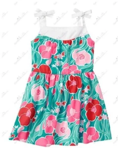 Gymboree Girls sz 8 Mermaid Party Floral Dress NWT Blue Pink - Picture 1 of 3