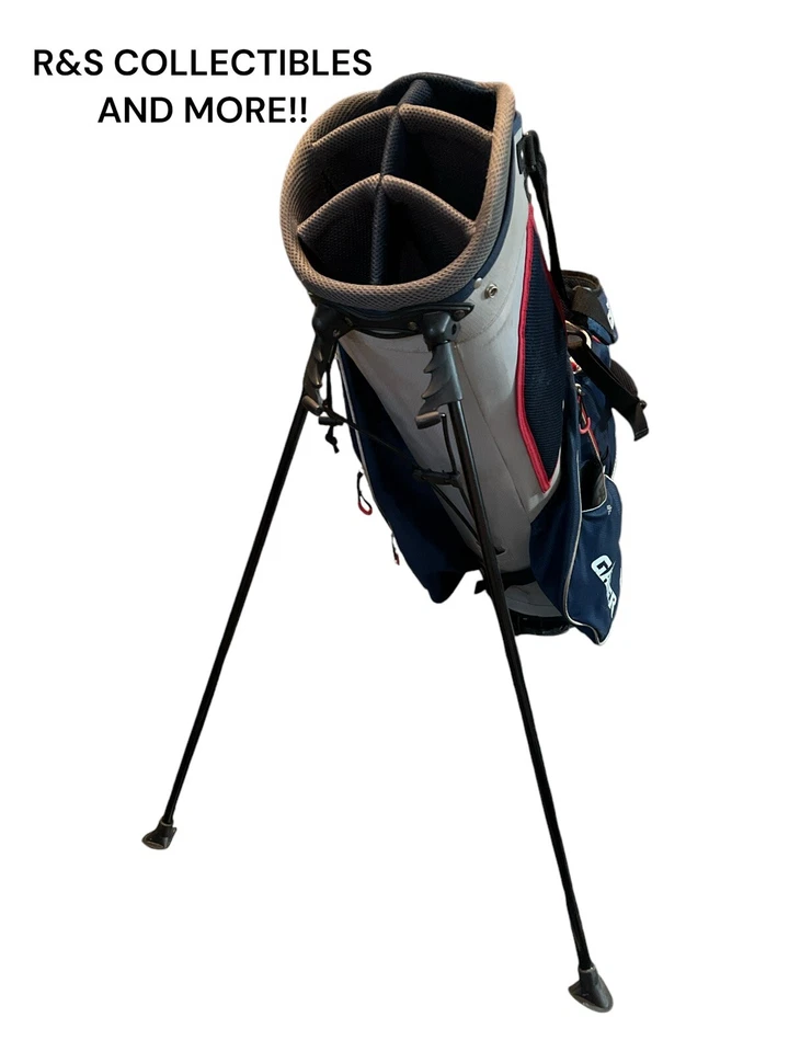 TOP FLITE GAMER GOLF BAG WITH STAND, HAS 6 HOLES CAN FIT UP TO 4 CLUBS IN 1 HOLE - Image 1 of 4