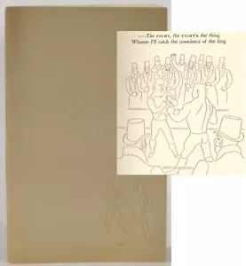 Hazlitt's Fight display for Dwiggins' Electra type 1937 Bill Neate-Gas Man bout - Imagen 1 de 3