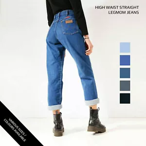 JEANS MAMMA DONNA VINTAGE WRANGLER VITA ALTA 26 27 28 29 30 32 34 - Foto 1 di 9