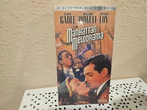 MANHATTAN MELODRAMA VHS (M202371, 1934/1991) Rare NEW SEALED - Imagen 1 de 4