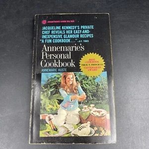 Vintage 1970 Annemaries Personal Cookbook Paperback Book Jacqyeline Kennedy Chef - Picture 1 of 7