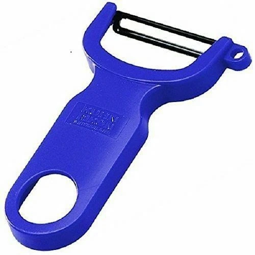 Kuhn Rikon Original Swiss Peeler Blue Vegetable Super-sharp Carbon Steel Blade