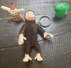 Curious George Keychain W/2 Hand Puppets 1998 - Picture 1 of 9