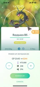 ✨ Max L-50 Shiny Rayquaza with 3 Move ✨ Master League 😳 Pokemon Go ✅ - Picture 1 of 1