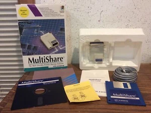 Linksys Multishare Printer Receiver Windows 3.0 DOS 3.0 1993 5 1/4 Floppy - Picture 1 of 7
