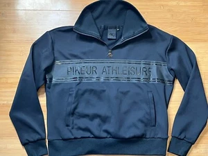 Women’s Size 38 Pikeur Athleisure Equestrian Black Zip Pullover Sweater Top - Picture 1 of 6