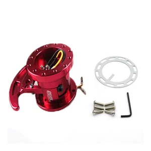 Kit de buje de liberación rápida para volante de carreras Works Bell Rapfix abatible ilt rojo - Imagen 1 de 9