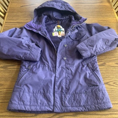 Burton Women’s Sz M Snowboard Ski Winter Jacket Dryride Cool Flavors Purple Coat - Image 1 of 4