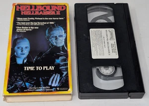 Hellbound Hellrasier 2 VHS 1990 Rare Horror Clive Barker Cult Classic Movie - Picture 1 of 4