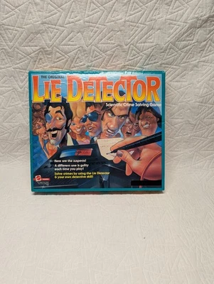 Vintage Original Lie Detector Board Game Pressman Mattel 1987 (See Description) - Image 1 of 4