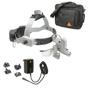 HEINE ML4 LED HeadLight with HR 2.5x binocular loupes, S-GUARD, mPack UNPLUGGED - Picture 1 of 2